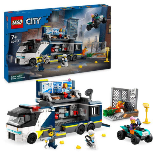LEGO CITY 60418 CAMION LABORATORIO MOBILE DELLA POLIZIA