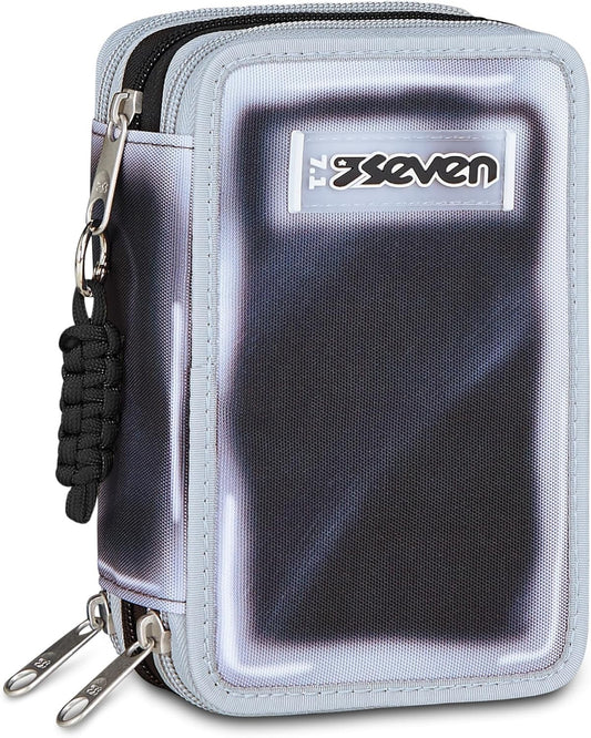 ASTUCCIO 3 ZIP SHADOWS OF COLOR BIANCO
