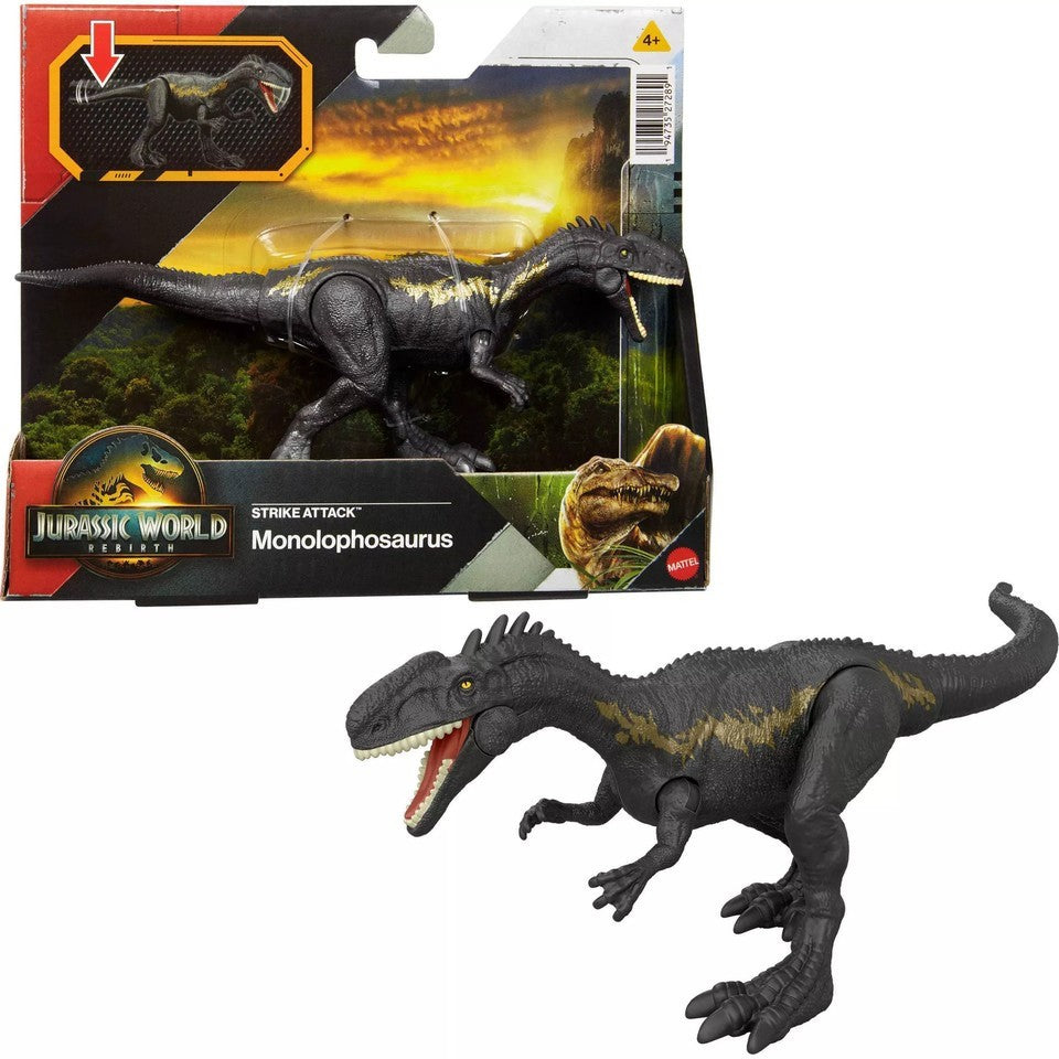 MODELLINO JURASSIC WORLD STRIKE ATTACK MONOLOPHOSAURUS