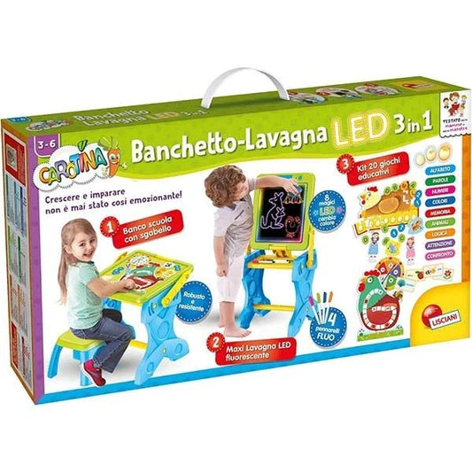 CAROTINA BANCHETTO LAVAGNA LED 3IN1
