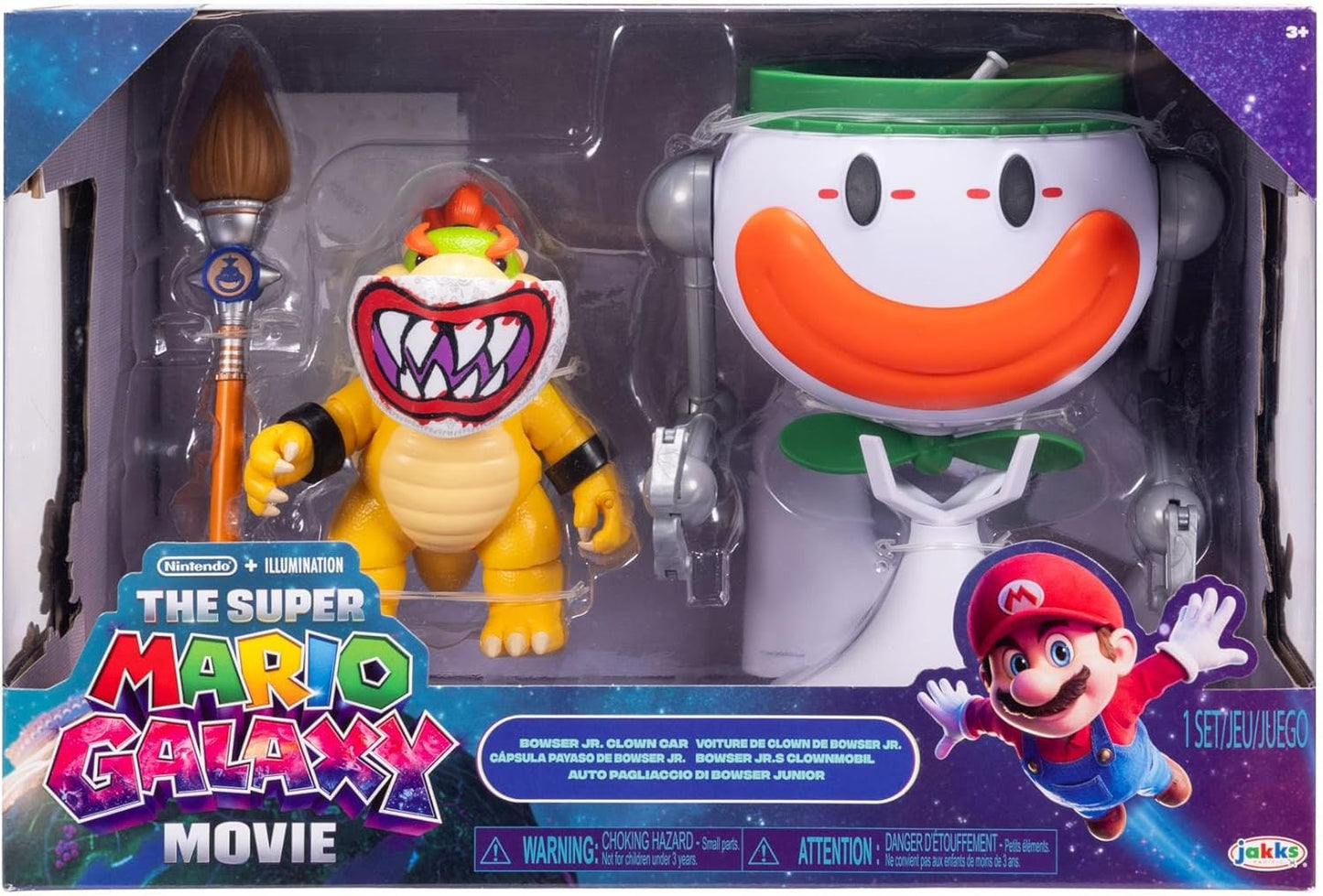 BOWSER JUNIOR CON MACCHINA CLOWN  432284 