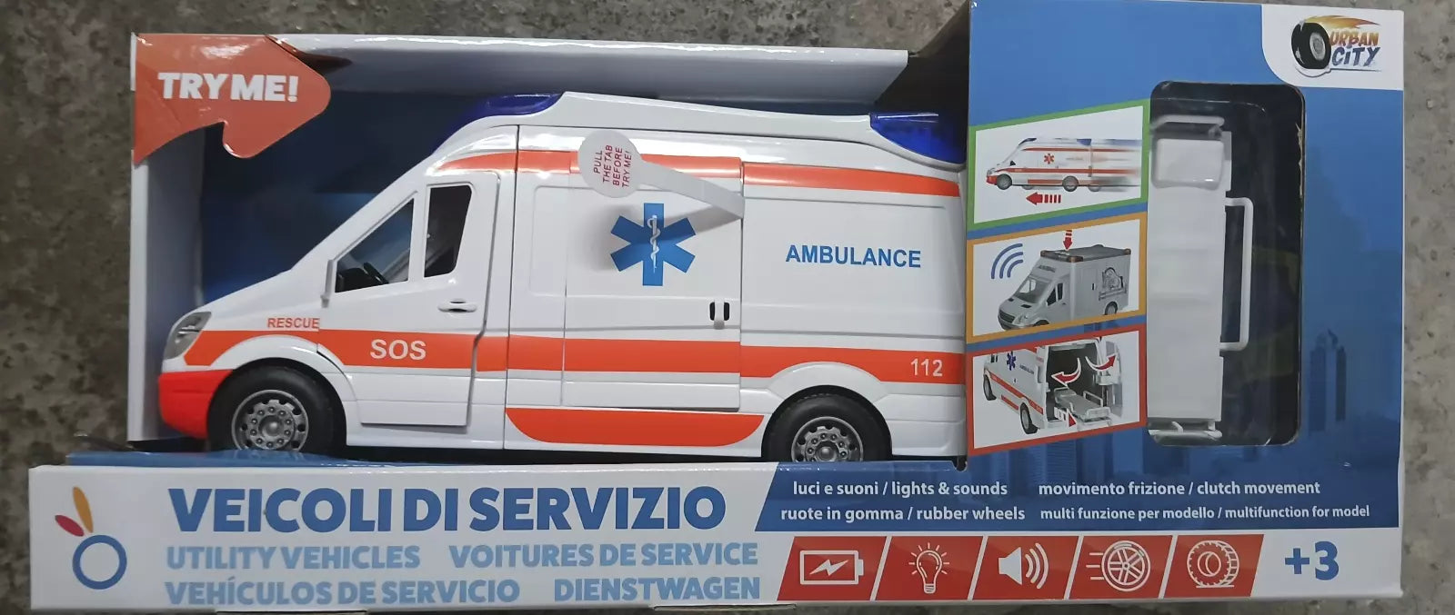 AMBULANZA LUCI E SUONI 