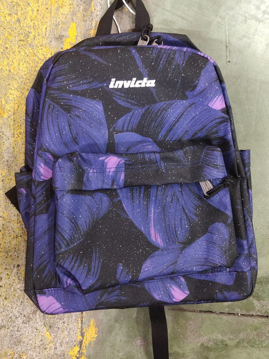 ZAINO INVICTA LINEA FANTASY SHINE FIORI VIOLA GIRL