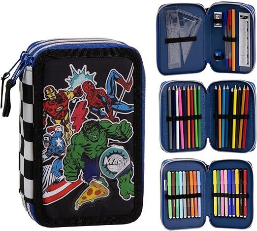 ASTUCCIO 3 ZIP AVENGERS