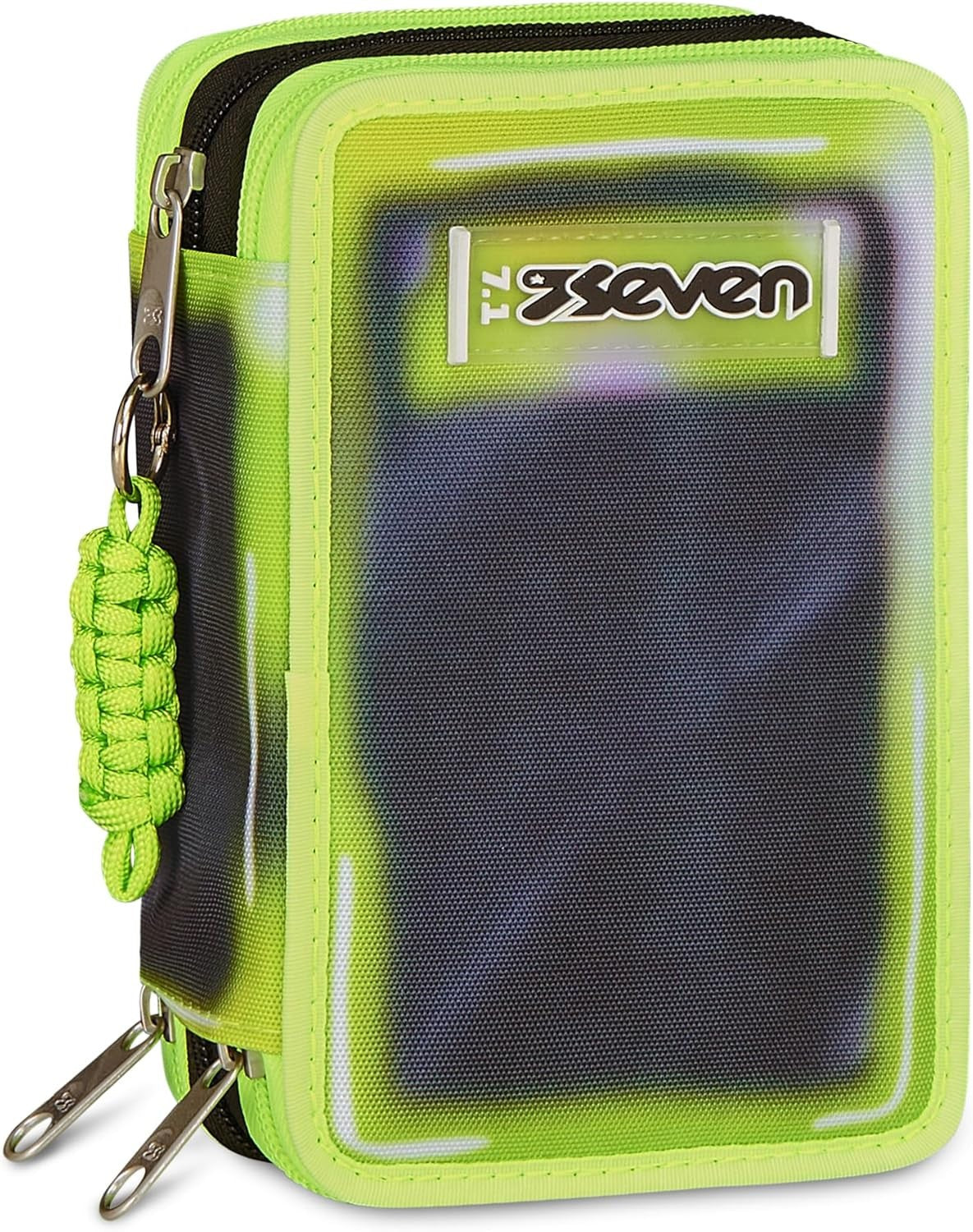 ASTUCCIO 3 ZIP SHADOWS OF COLOR LIME