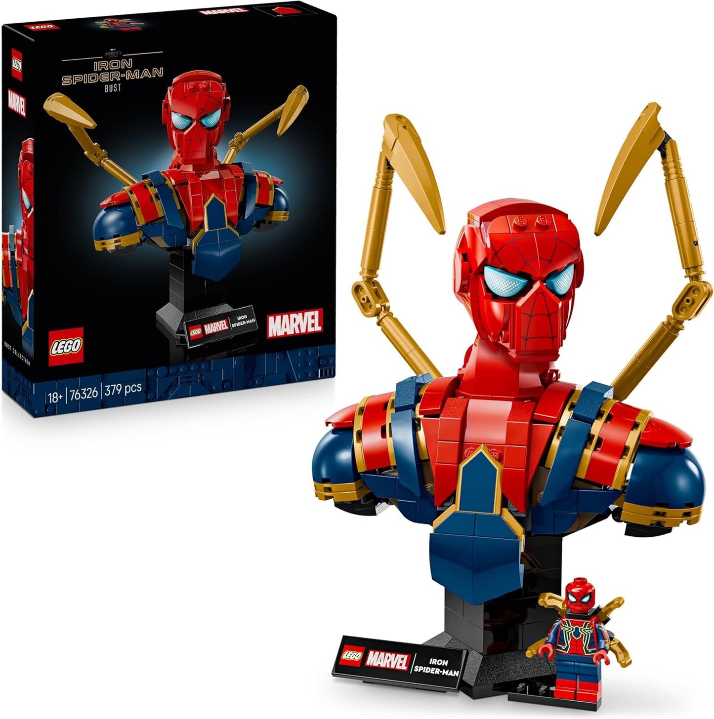 LEGO 76326 BUSTO DI IRON SPIDERMAN 