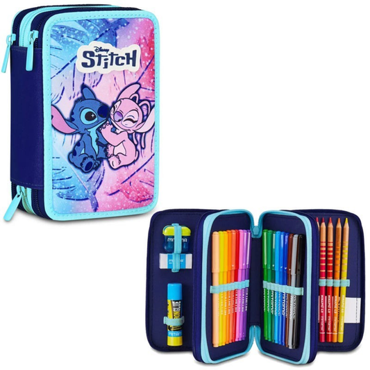 SEVEN ASTUCCIO 3 ZIP LILO E STITCH 
