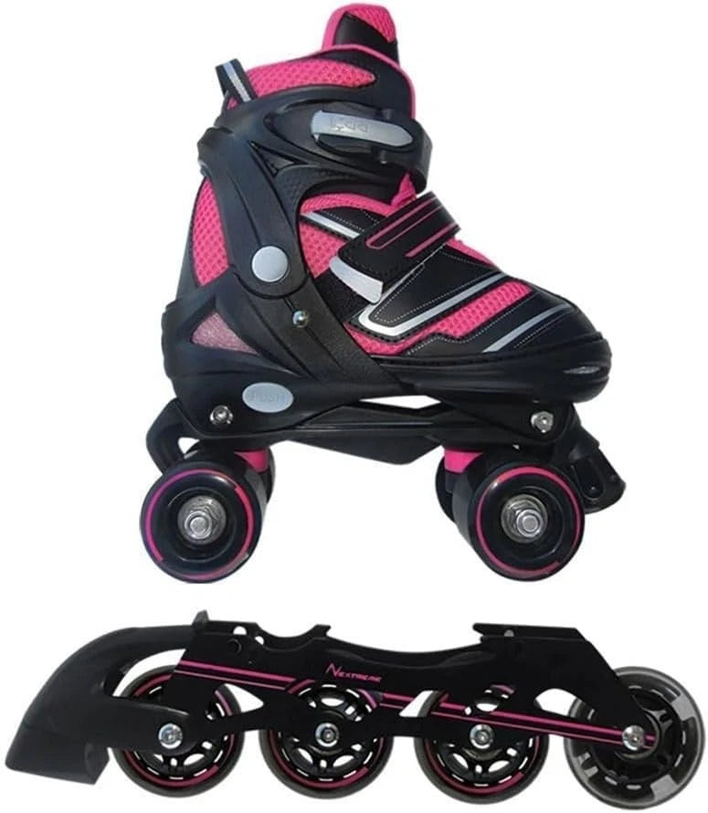 PATTINI 2 IN 1 REVERSE TAGLIA S REGOLABILI ROSA