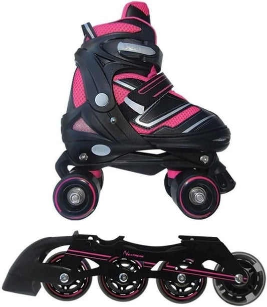 PATTINI 2 IN 1 REVERSE TAGLIA S REGOLABILI ROSA