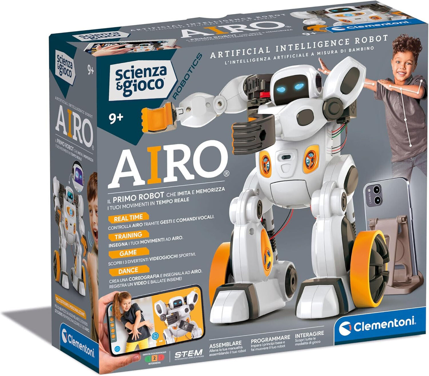ROBOT - AIRO - ARTIFICIAL  INTELLIGENCE SCIENZA E GIOCO ROBOTICS