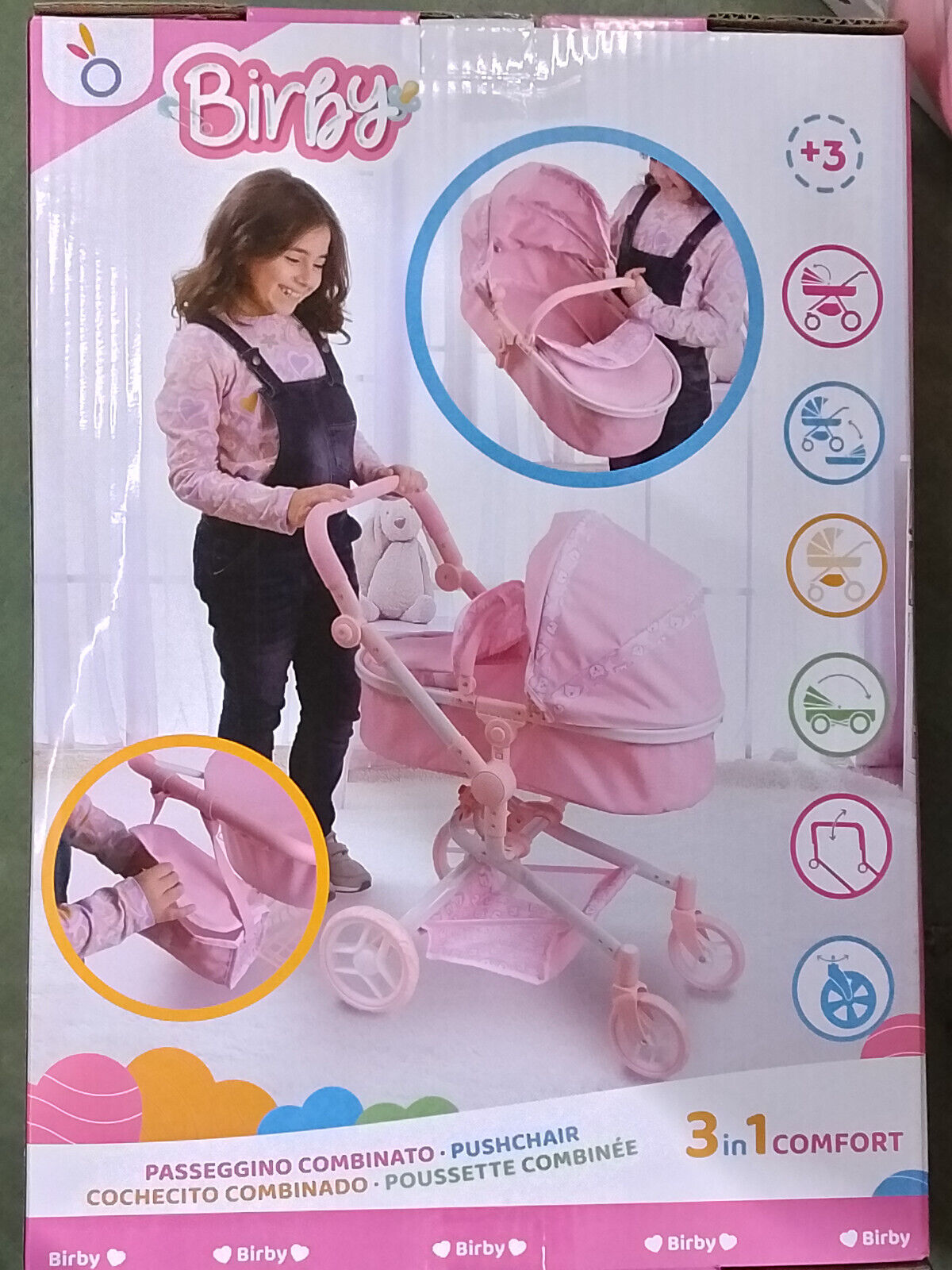 PASSEGGINO COMBINATO 3IN1 