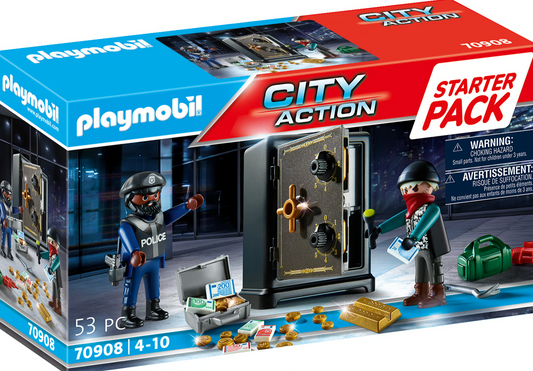 PLAYMOBIL 70908 LADRO E CASSAFORTE