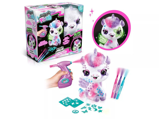 AIRBRUSH PLUSH UNICORNO