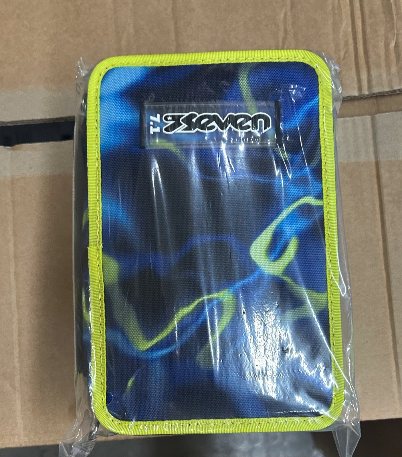 ASTUCCIO 3 ZIP SEVEN BOY CON SFUMATURE BLU