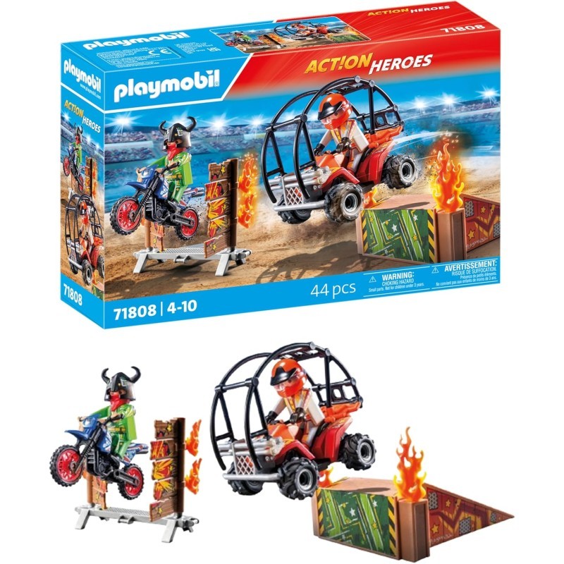 PLAYMOBIL ATION HEROES 71808 STUNT SHOW 