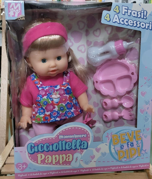 CICCIOTELLO A PAPPA CON VOCE FUCSIA