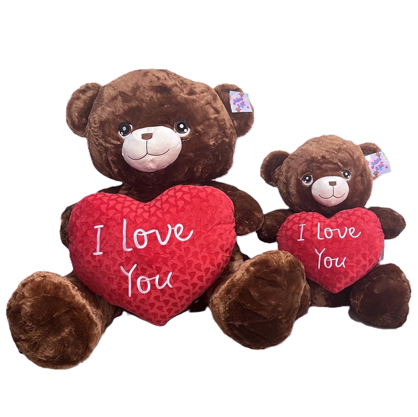 ORSO BERRY 90 CM CON CUORE 2 COLORI
