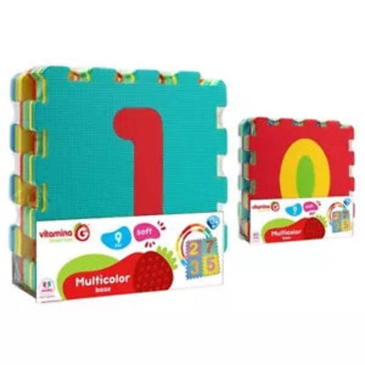 MATTONELLE PUZZLE NUMERI 9 PEZZI