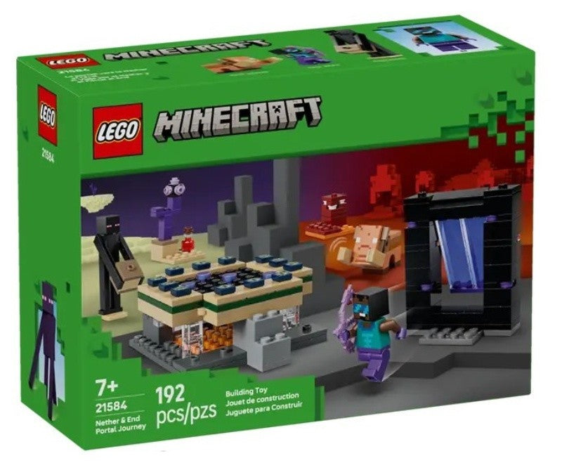 21584 LEGO MINECRAFT VIAGGIO NEL PORTALE DEL NETHER E DELL'END