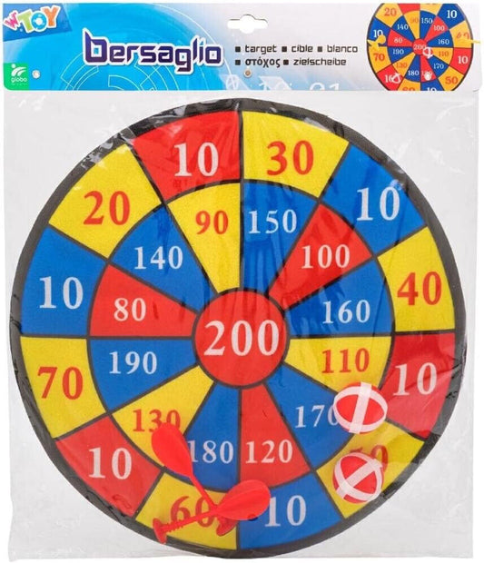 BERSAGLIO DI STOFFA 35CM CON PALLINE