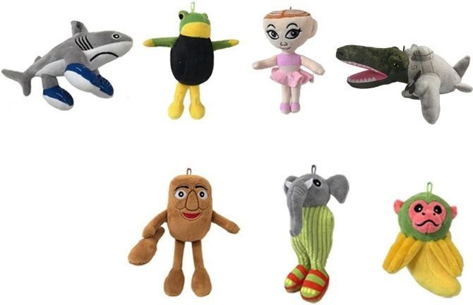 PELUCHE BRAINROT ASSORTIMENTO VENDITA UNITARIA SOGGETTO CASUALE
