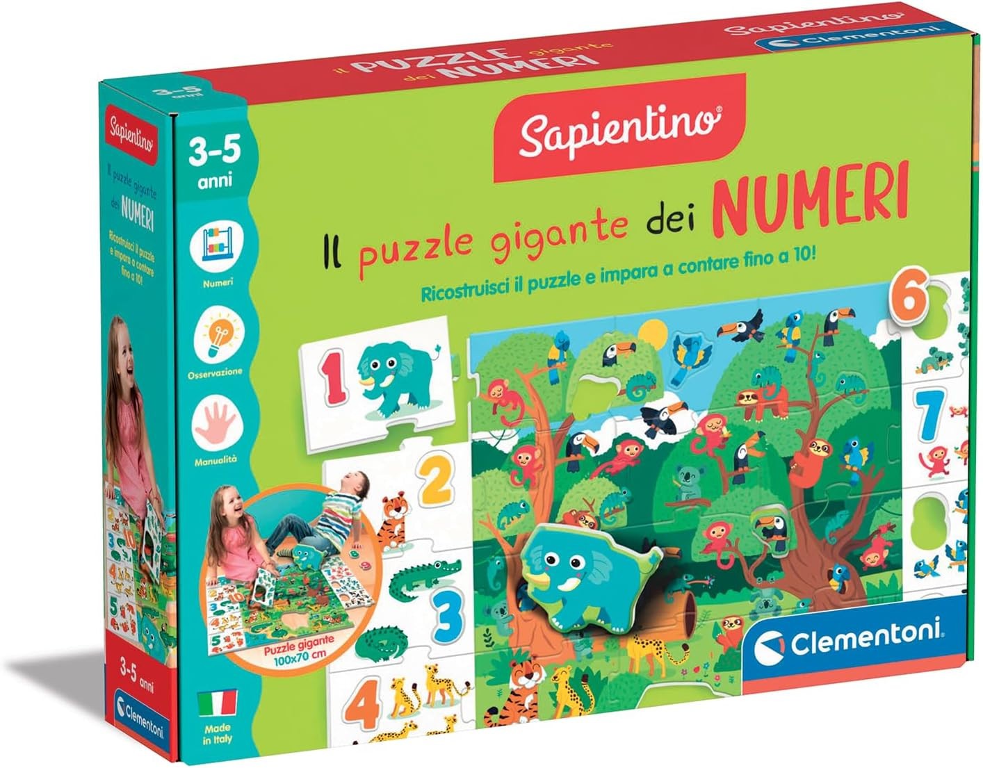 PUZZLE GIGANTE DEI NUMERI 