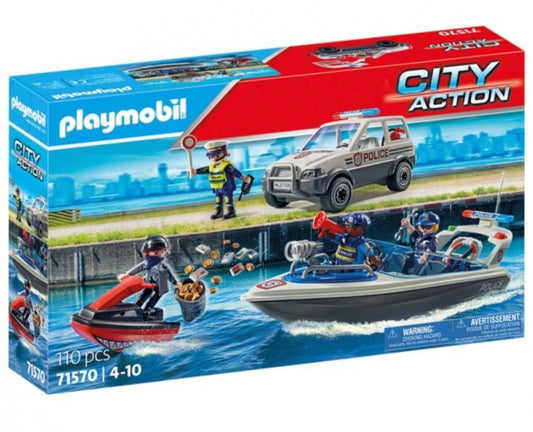 PLAYMOBIL CITY ACTION 71570 POLICE PURSUIT ON THE WATER 