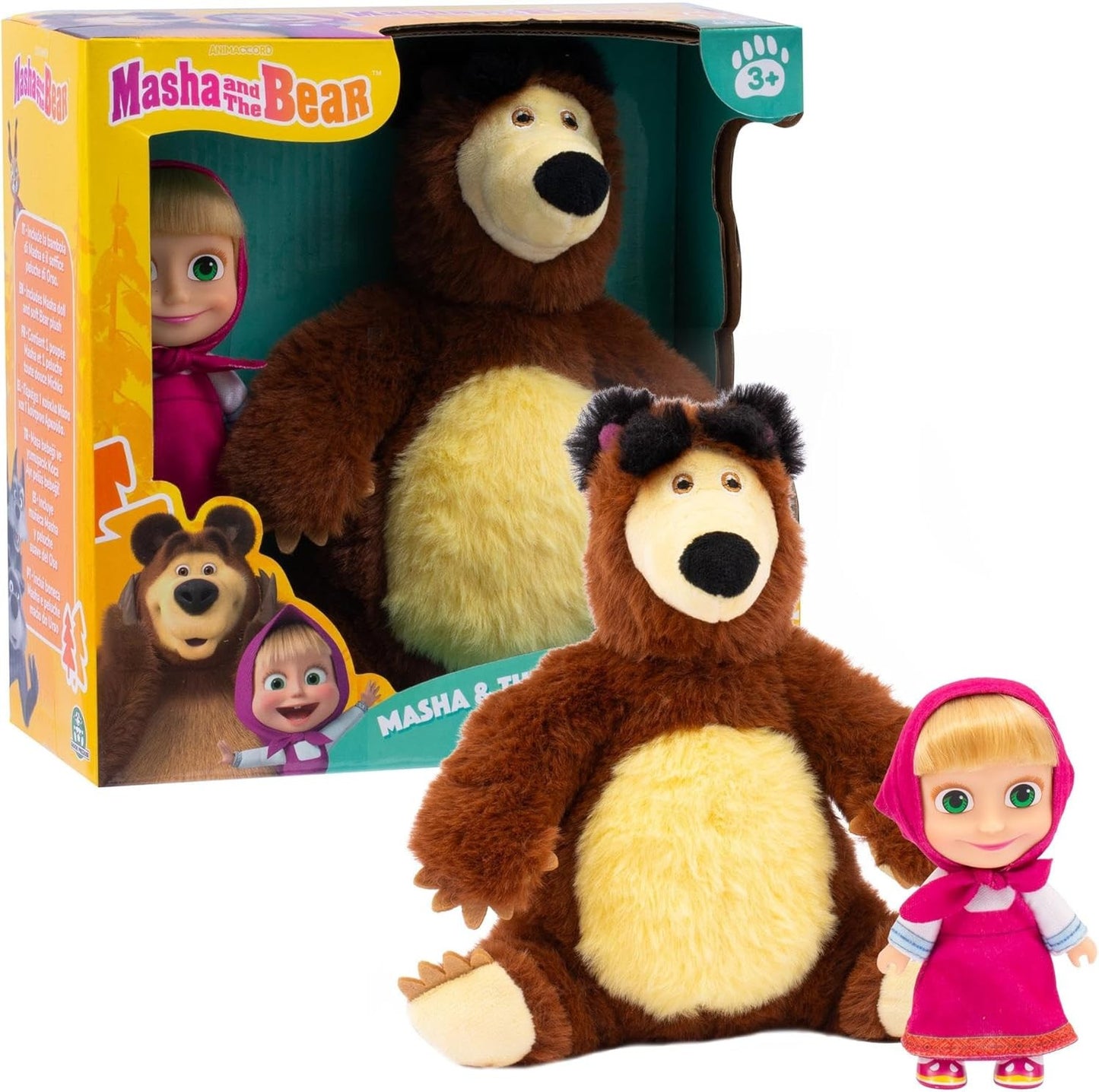 MASHA 12CM E ORSO 20CM 