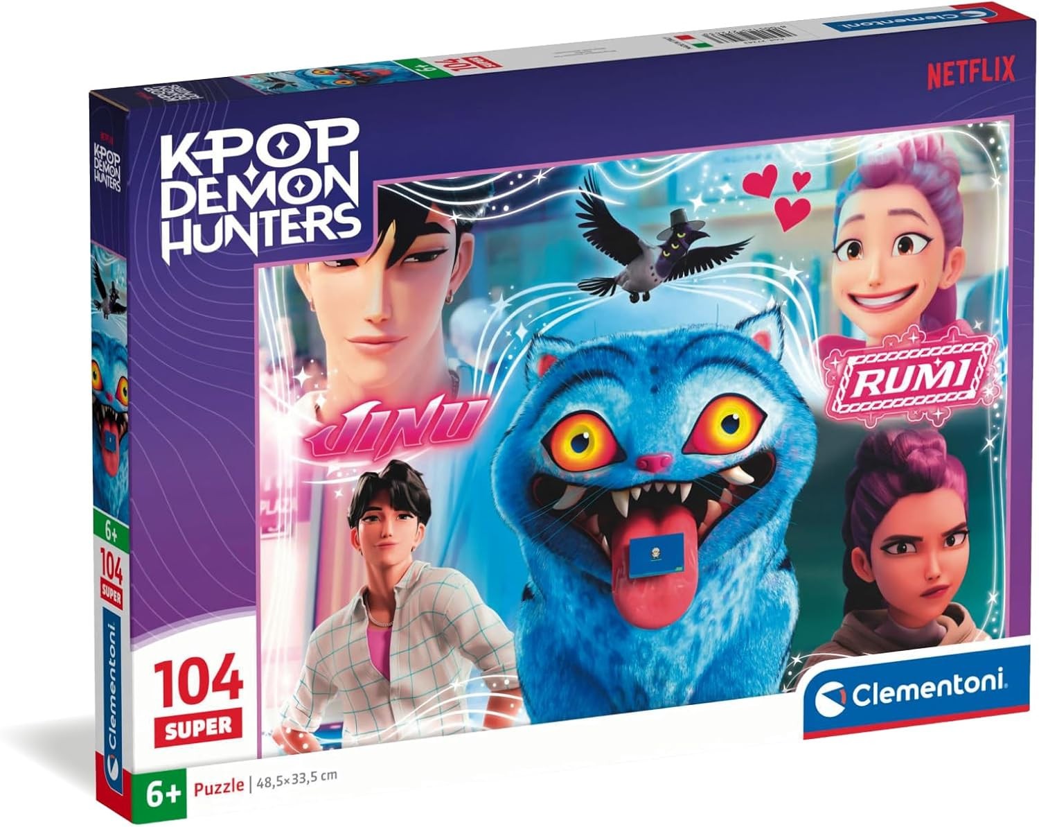 PUZZLE 104 PZ DEMON HUNTERS SUPERKPOP RUMI E JINU