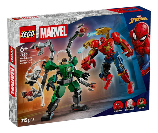 76338 LEGO SUPER-EROI MAVEL BATTAGLIA MECH SPIDER-MAN VS DOC OCTOPUS