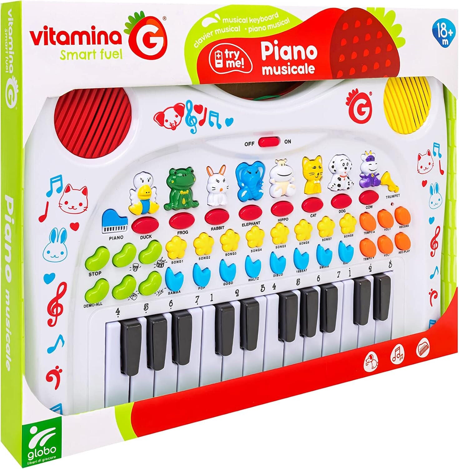 PIANOLA DEGLI ANIMALI 