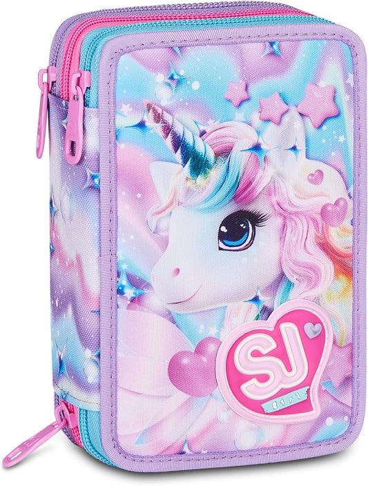ASTUCCIO 3 ZIP GLOW LED UNICORNO 