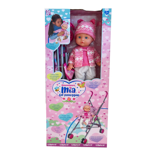 MIO E MIA CON  PASSEGGINO 