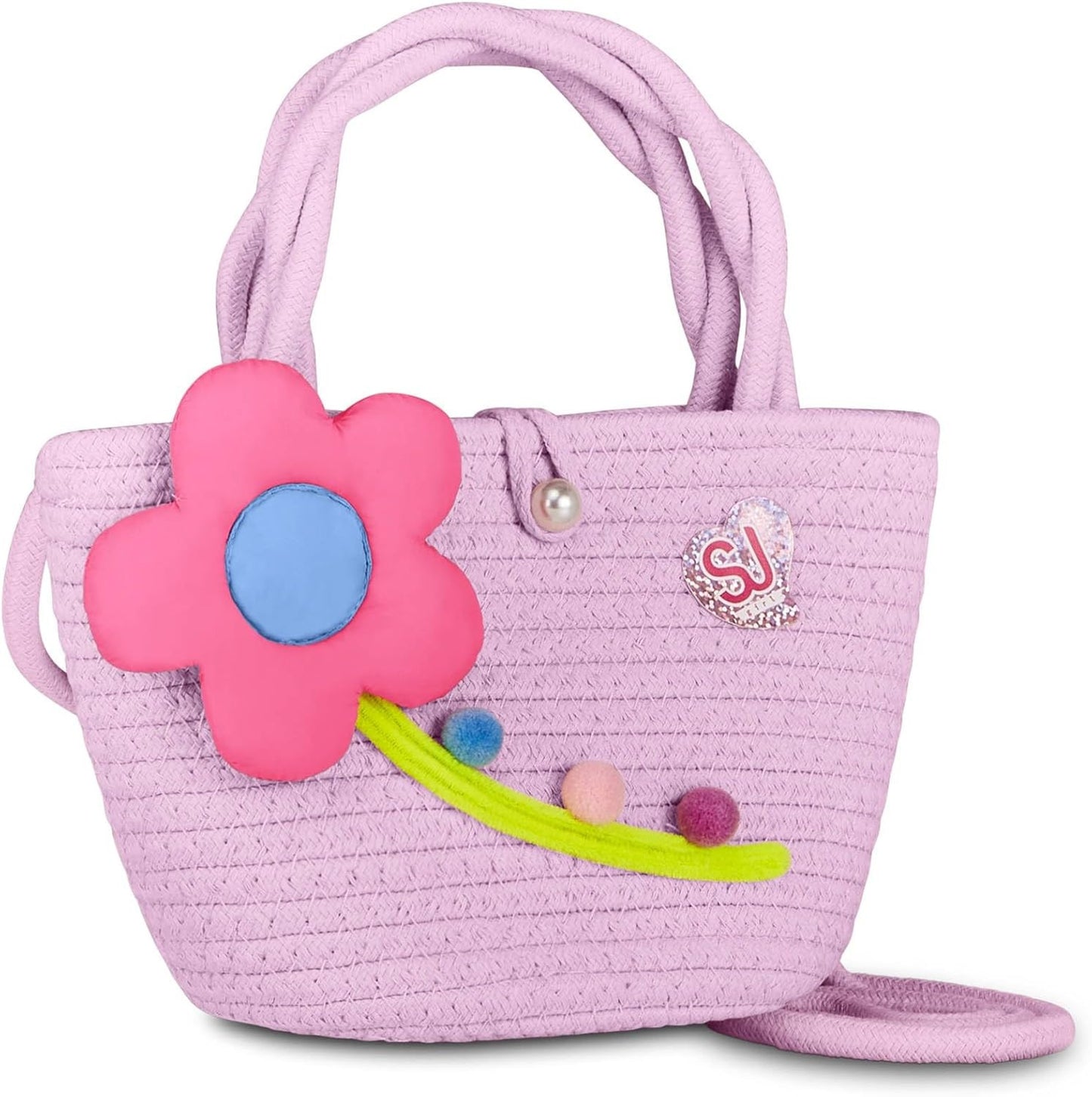 TRACOLLINA CON BOTTONE ROSA