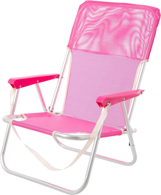 SEDIA FISSA ALLUMINIO - ROSA 