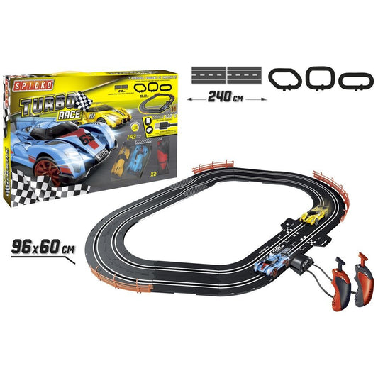PISTA ELETTRICA 240 CM CON CAVO USB E 2 AUTO