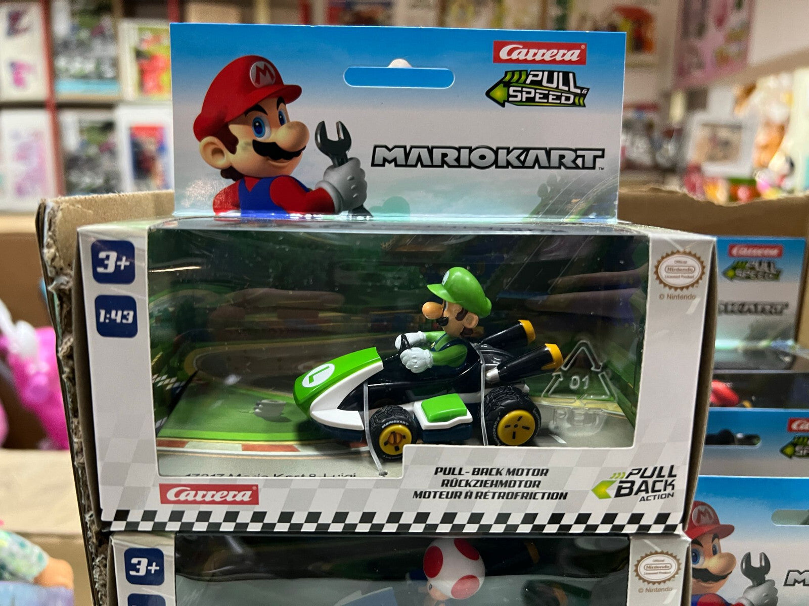 MARIO KART MACCHINE ASSORTITE  LUIGI