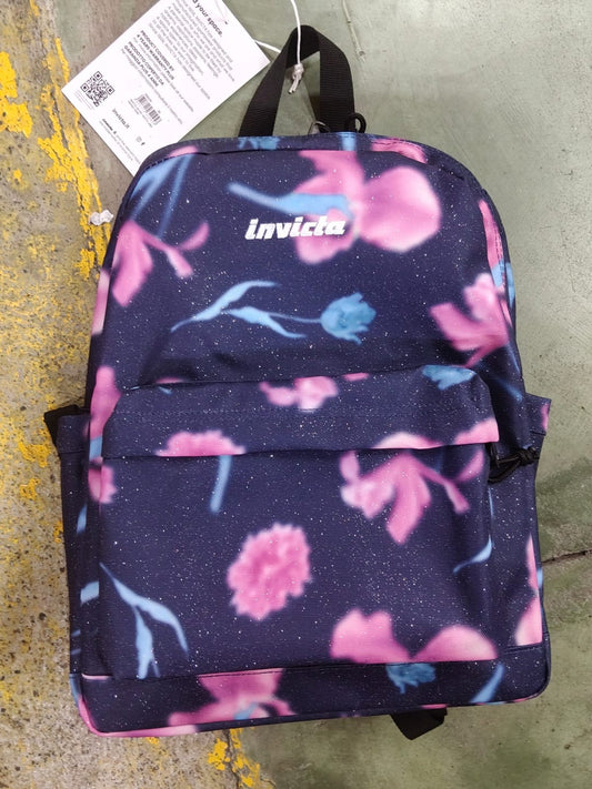 ZAINO INVICTA LINEA FANTASY SHINE FIORI ROSA GIRL