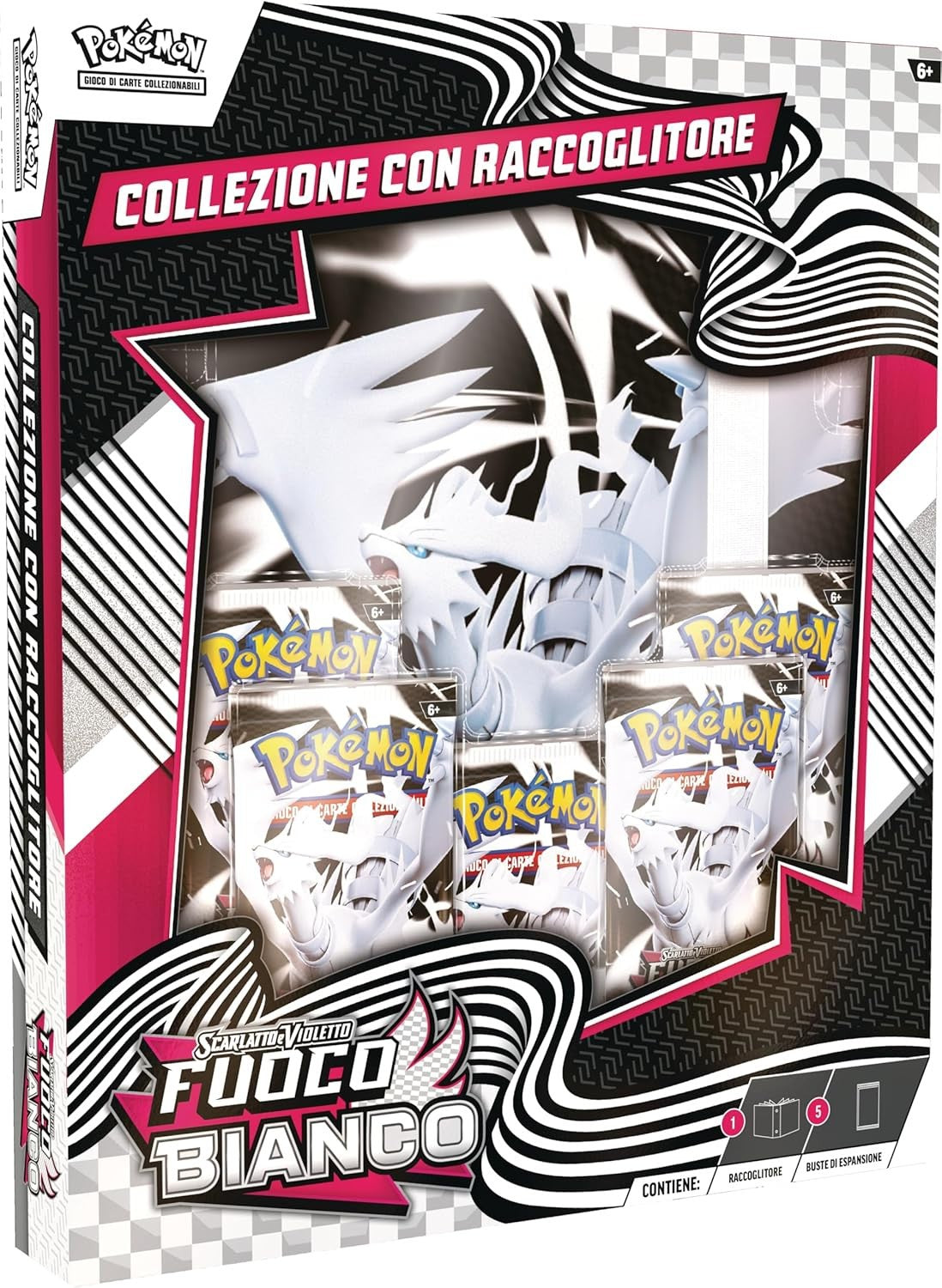 COLLEZIONE CON RACCOGLITORE FUOCO BIANCO