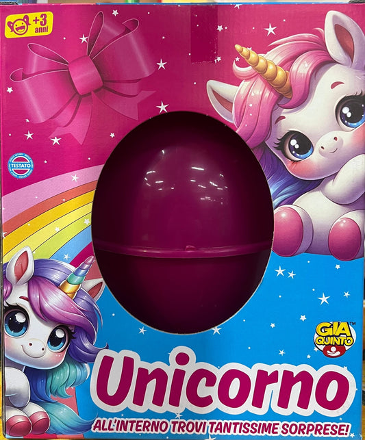 UOVO DI PASQUA TEMA UNICORNO