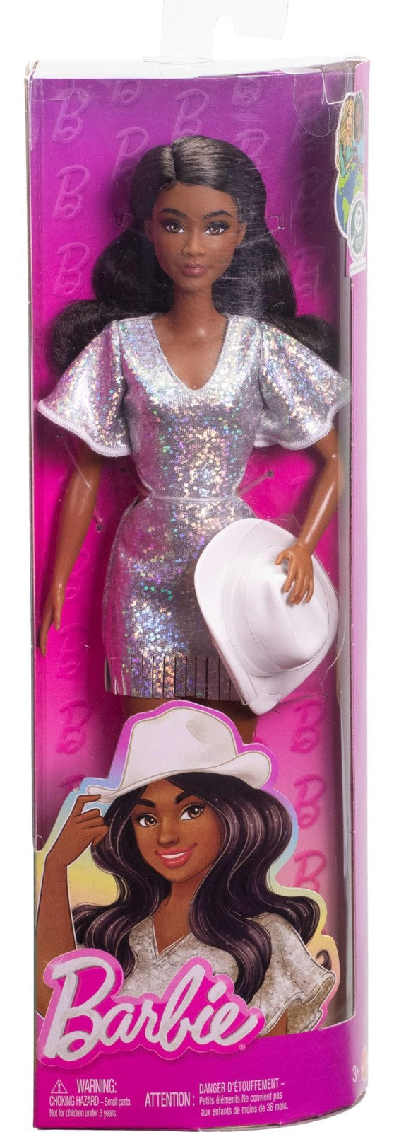 BARBIE FASHIONISTAS ABITO ARGENTO