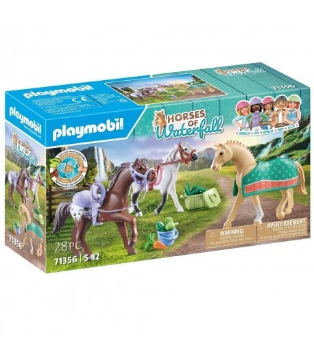 PLAYMOBIL 71356 SET 3 CAVALLI CON SELLE