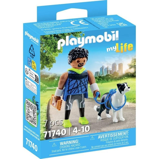 PLAYMOBIL MY LIFE 71740 BORDER COLLIE CON PERSONAGGIO 
