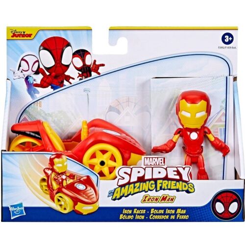 SPIDEY VEICOLI + PERSONAGGIO IRON MAN