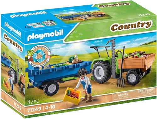 PLAYMOBIL 71249 TRATTORE CON BOTTE