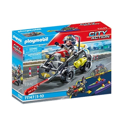 PLAYMOBIL 71147 QUAD TERRA-ACQUA DELLE FORZE SPECIALI