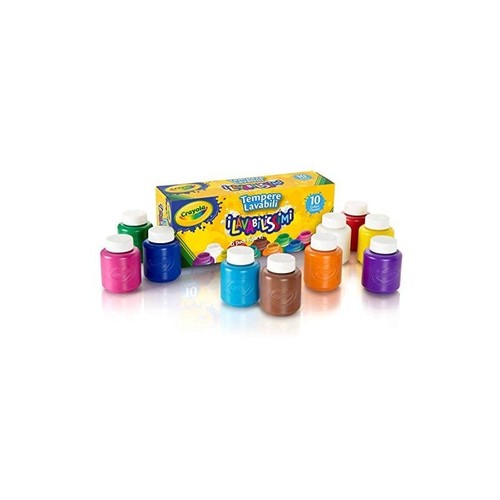 TEMPERE LAVABILISSIMI 10 COLORI