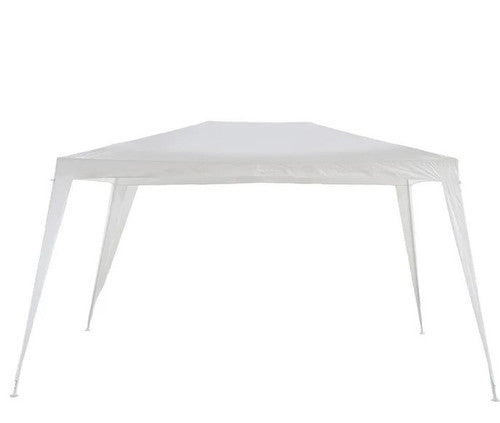GAZEBO SMONTABILE RAFIA BIANCO 3X4 M 300X400X240