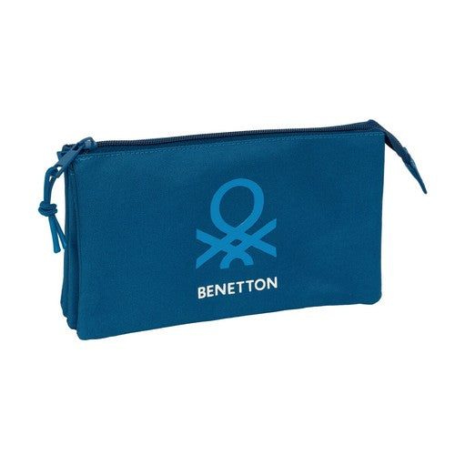 ASTUCCIO TRIPLO BENETTON BLU MARINO