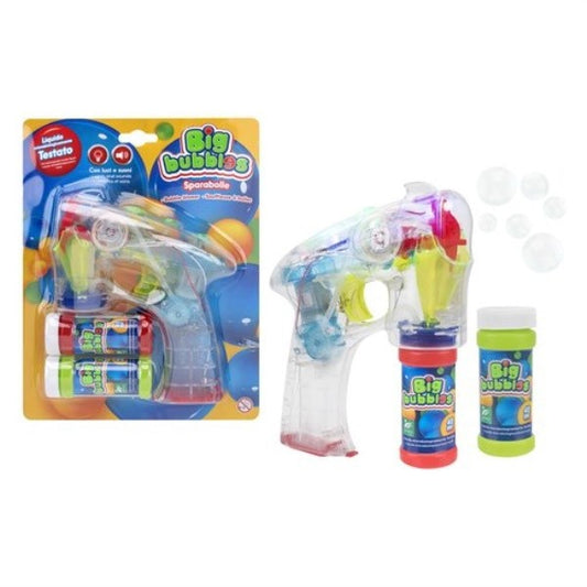 PISTOLA SPARA BOLLE CON LUCI E SUONI